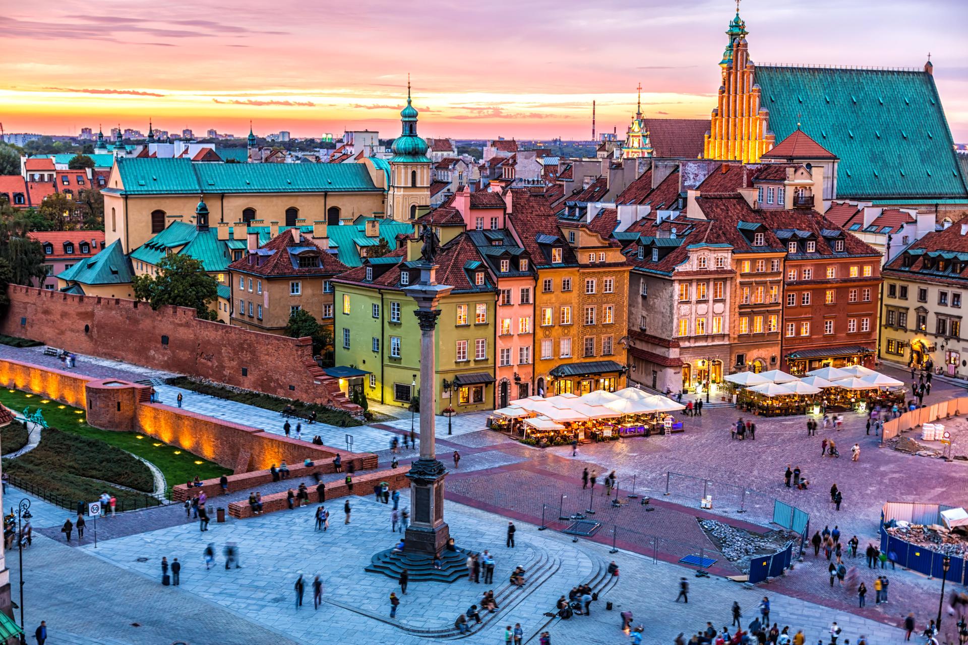 Old Town in Warsaw, Poland